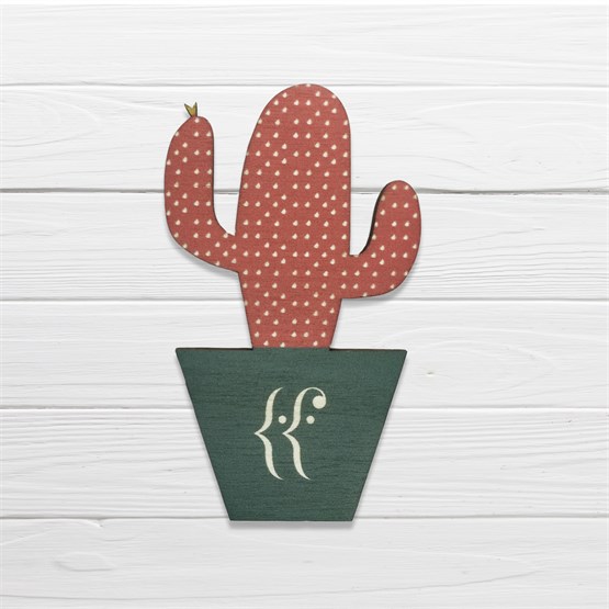 Molletta in legno a forma di cactus - Molletta - Le Graffe shop